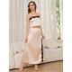 European and American camisole pajamas women's summer ice silk sexy top nightgown two-piece set women's loungewear