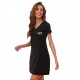 Nightgown Can Be Worn Out as Outerwear Short-Sleeved Casual Women's Nightgown Homewear European and American Independent Site