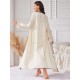 Simple casual mid-length suspender nightgown two-piece set for women, long-sleeved, all-season pajamas for women.