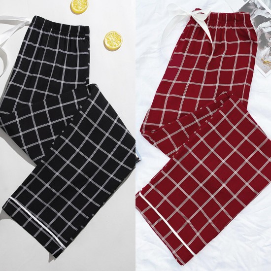 Pajama pants, spring and autumn drawstring loungewear for women, outdoor wear