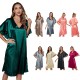 European and American women's summer high-end ice silk sexy loungewear short-sleeved nightgown women's pajamas