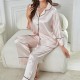 Silk Satin Women's Pajamas Female Loungewear Like Sleepwear