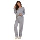 European and American women's loungewear, autumn and winter casual sports long-sleeved long pants two-piece pajamas for women